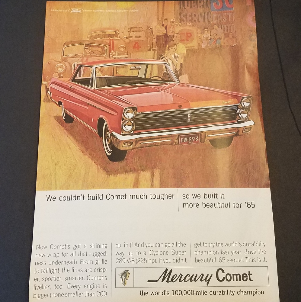 1965 Mercury Comet auto ad